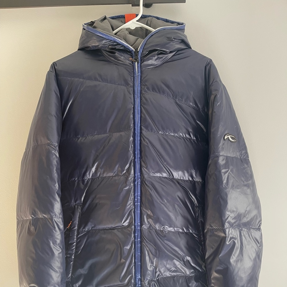 Kjus Spin Reversible Puffy Jacket | Navy/Grey | Men’s sz. 50